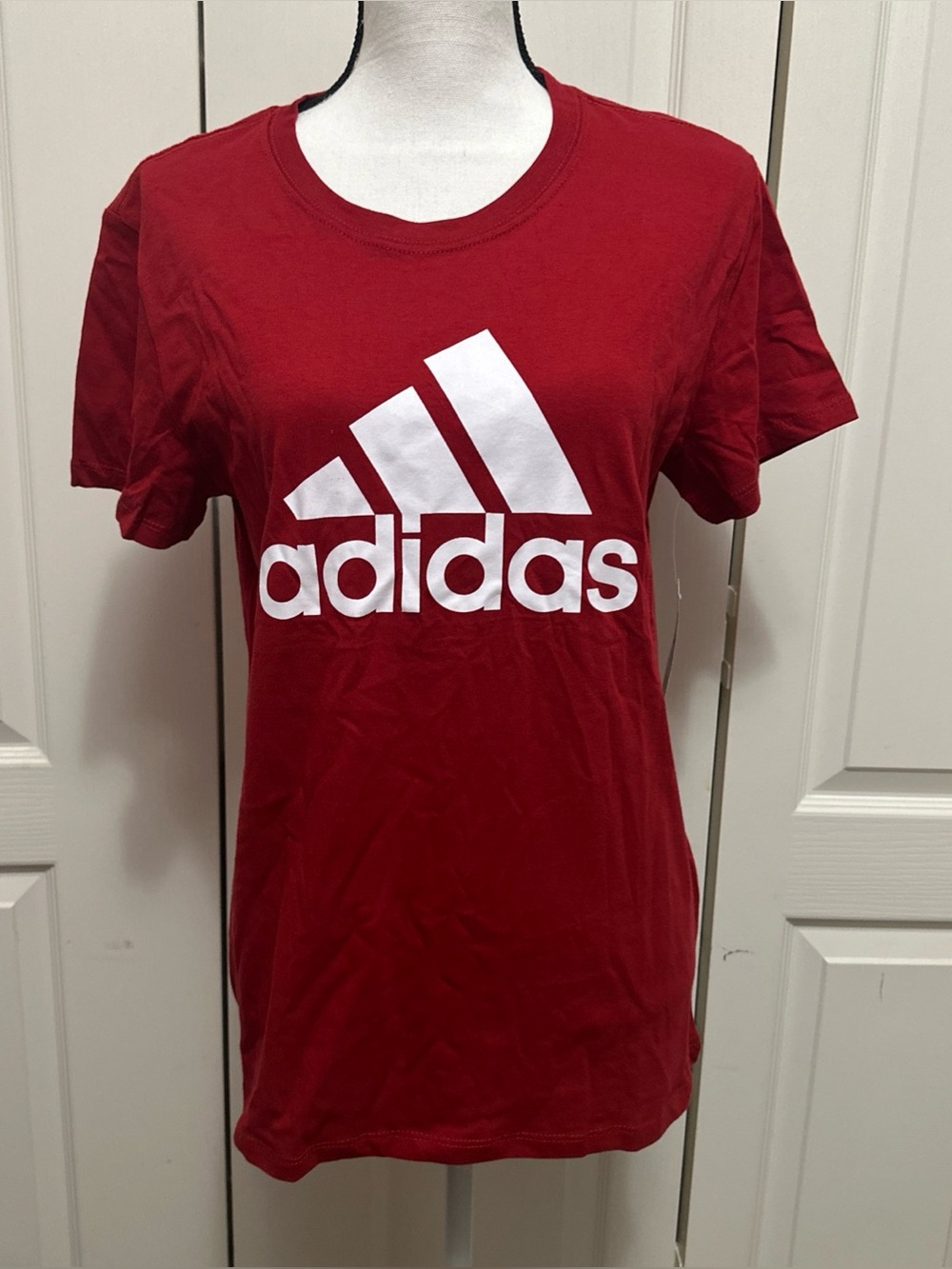 New women’s Adidas Golf Tee red Size large